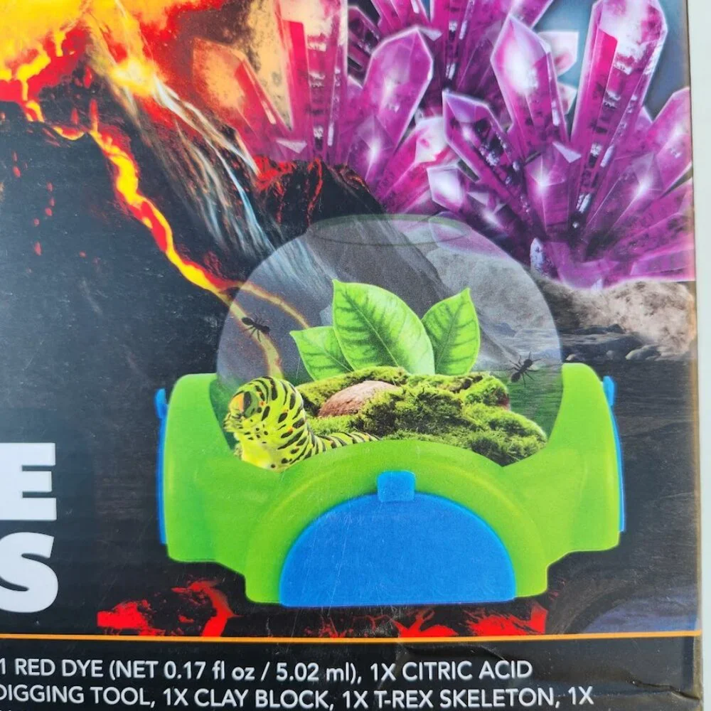 NEW Unbelievable Science 6 in 1 Experiments Set Kit Volcano Crystals Rocket